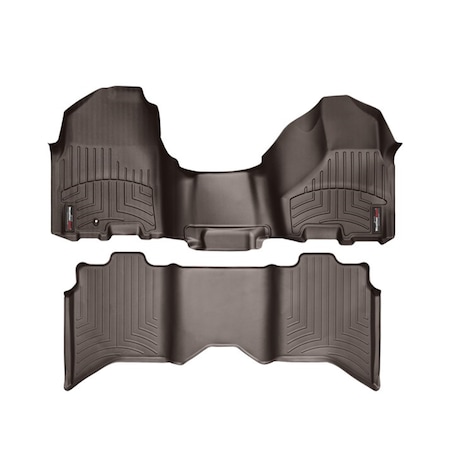 Weathertech Front and Rear Floorliners - Over The Hump, 473281-472163 473281-472163